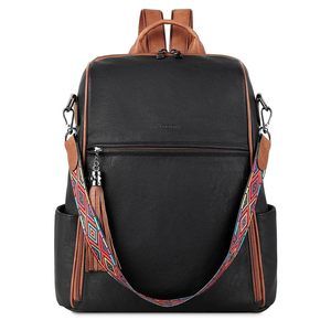 Leather Backpack Purse for Women Designer Travel Backpack Purses PU Fashion🦄
